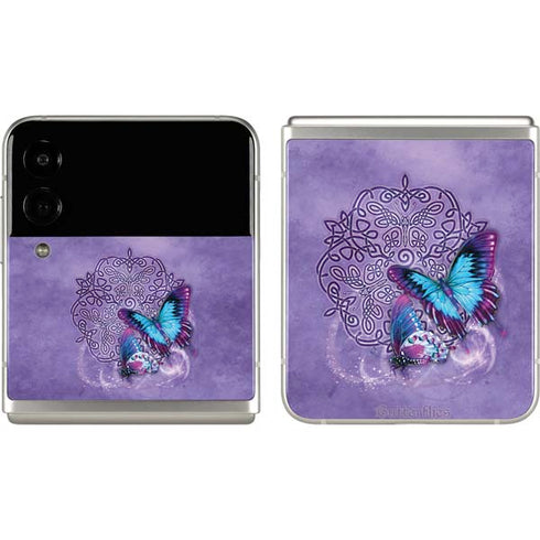 Brigid Ashwood Butterfly Celtic Knot Galaxy Z Flip3 5G Skin